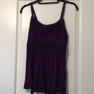 Advance apparels free size embroidered tank top